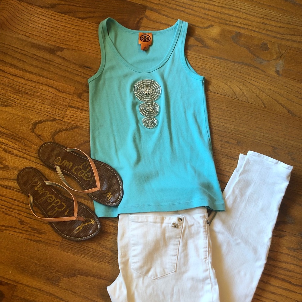 Tory Burch embellished tank